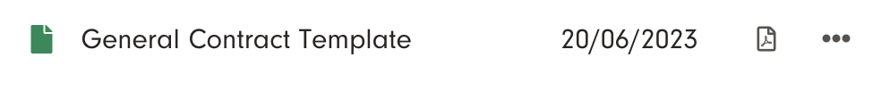 Screenshot 2: A) Completed documents: