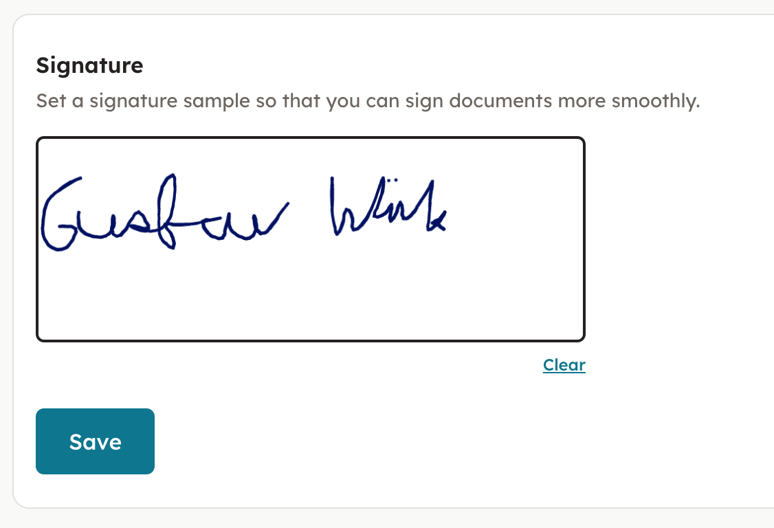 Screenshot 3: 4. Click "Edit" and draw your signature. Once pleased with the result press "Save".