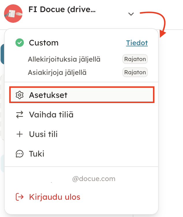 Kuvakaappaus 1: Miten muokkaan profiilitietojani?