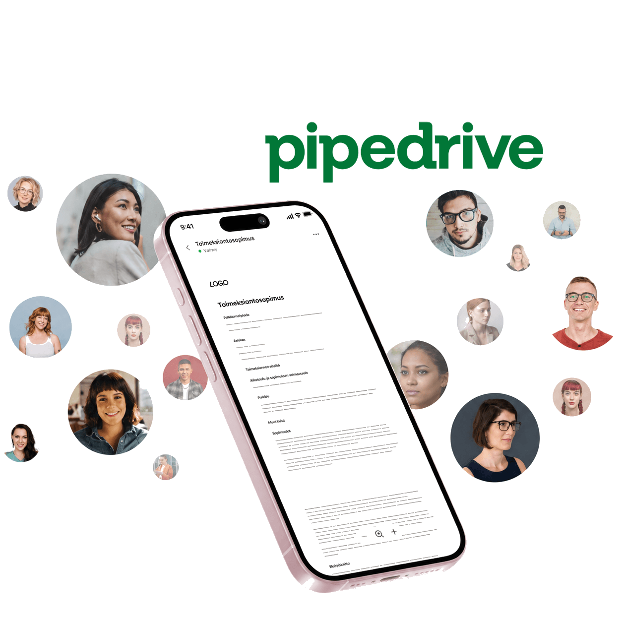 Docue x Pipedrive -integraatio sopimushallintaan